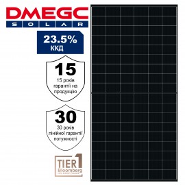 Монокристалличкая солнечная двухсторонняя панель DMEGC DM630G12RT-B66HSW INFINITY n-type Bifacial